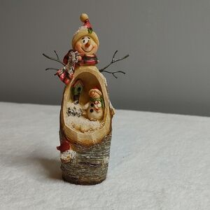 Festive Snowman Holiday Decoration